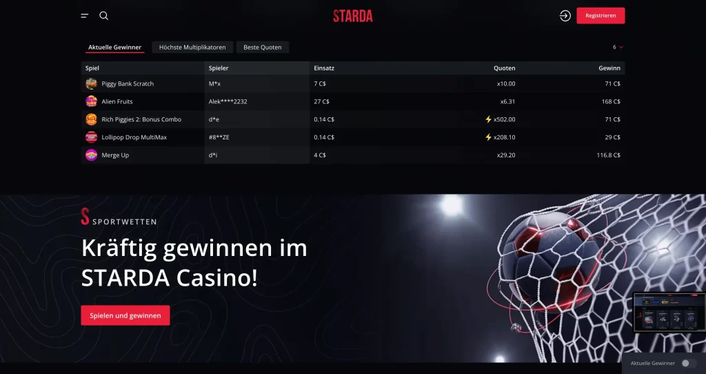 starda casino promo code